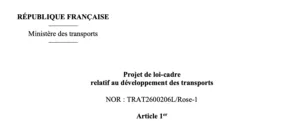 Projet de loi cadre